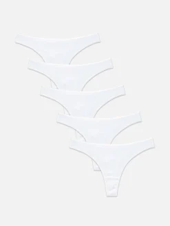 Lot De 5 Strings En Coton Essential