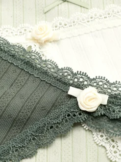 Lot De 3 Strings En Pointelle