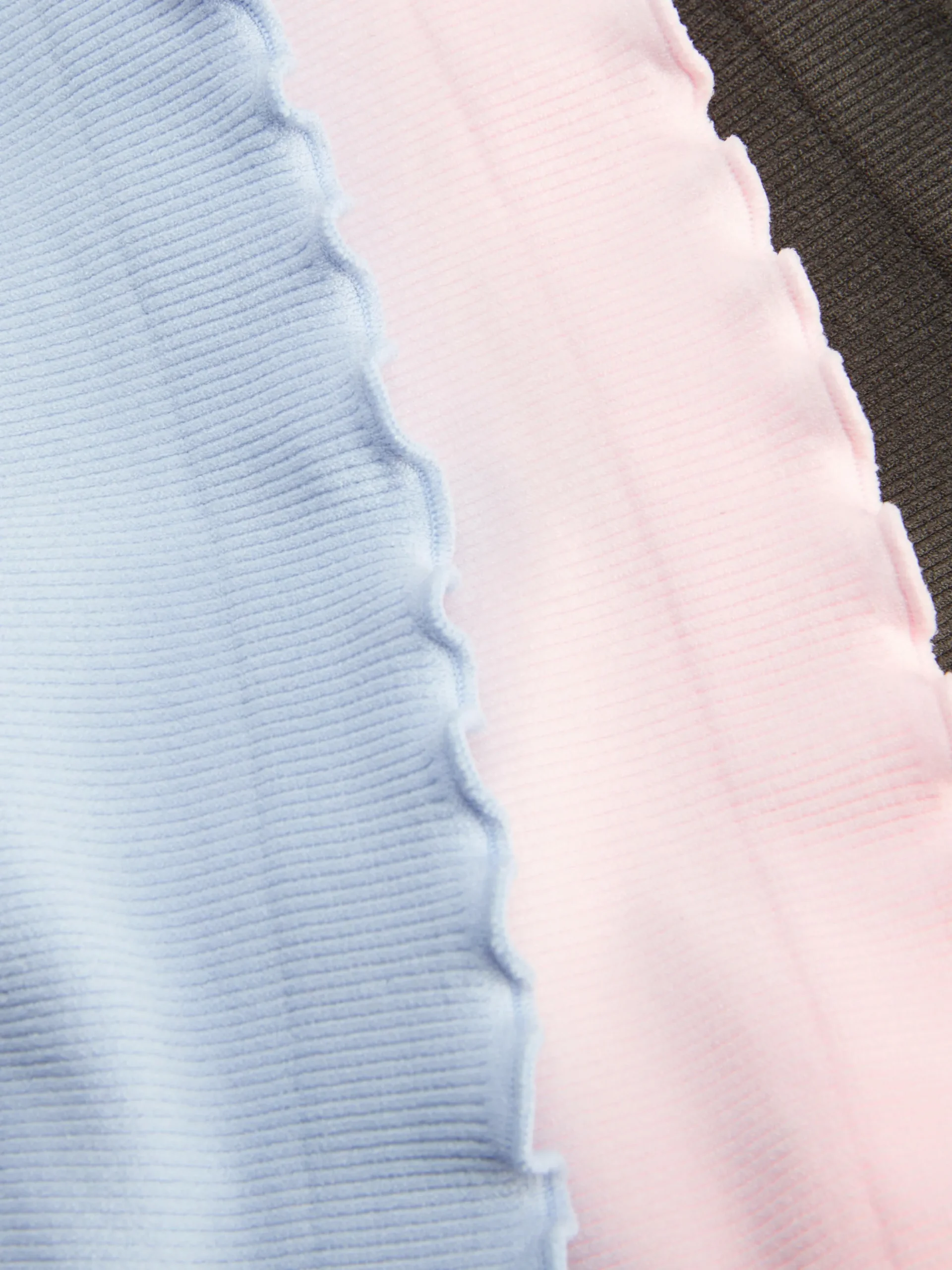 Lot De 3 Strings Sans Coutures à Bords Ondulés