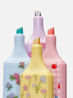 Lot De 4 Surligneurs à Paillettes