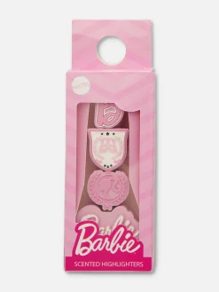 Lot De 4 Surligneurs Parfumés Empilables Barbie