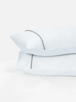 Lot De 2 Taies D'oreiller à Contraste