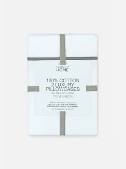 Lot De 2 Taies D'oreiller à Contraste