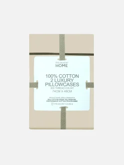 Lot De 2 Taies D'oreiller à 300 Fils