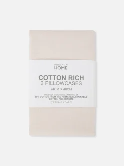 Lot De 2 Taies D'oreiller Essential