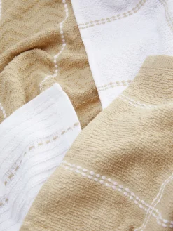 Lot De 4 Torchons En Coton éponge