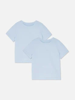 Lot De 2 T-shirts D'école à Manches Courtes