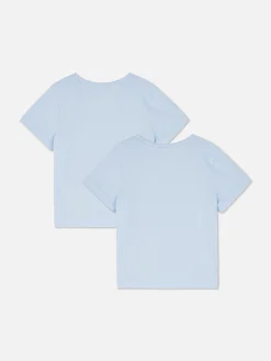 Lot De 2 T-shirts D'école à Manches Courtes