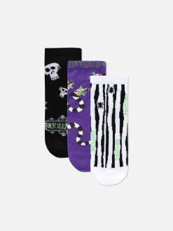Lot De 3 paires De Chaussettes Basses Beetlejuice