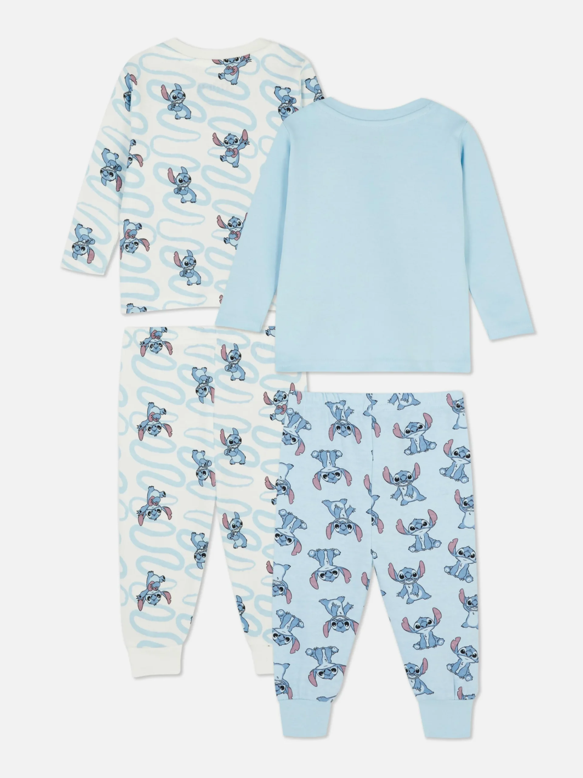 Lot De 2 pyjamas à Manches Longues Disney Lilo & Stitch