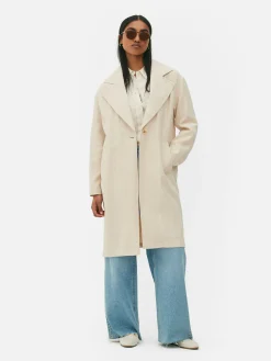 Manteau à Boutonnage Simple