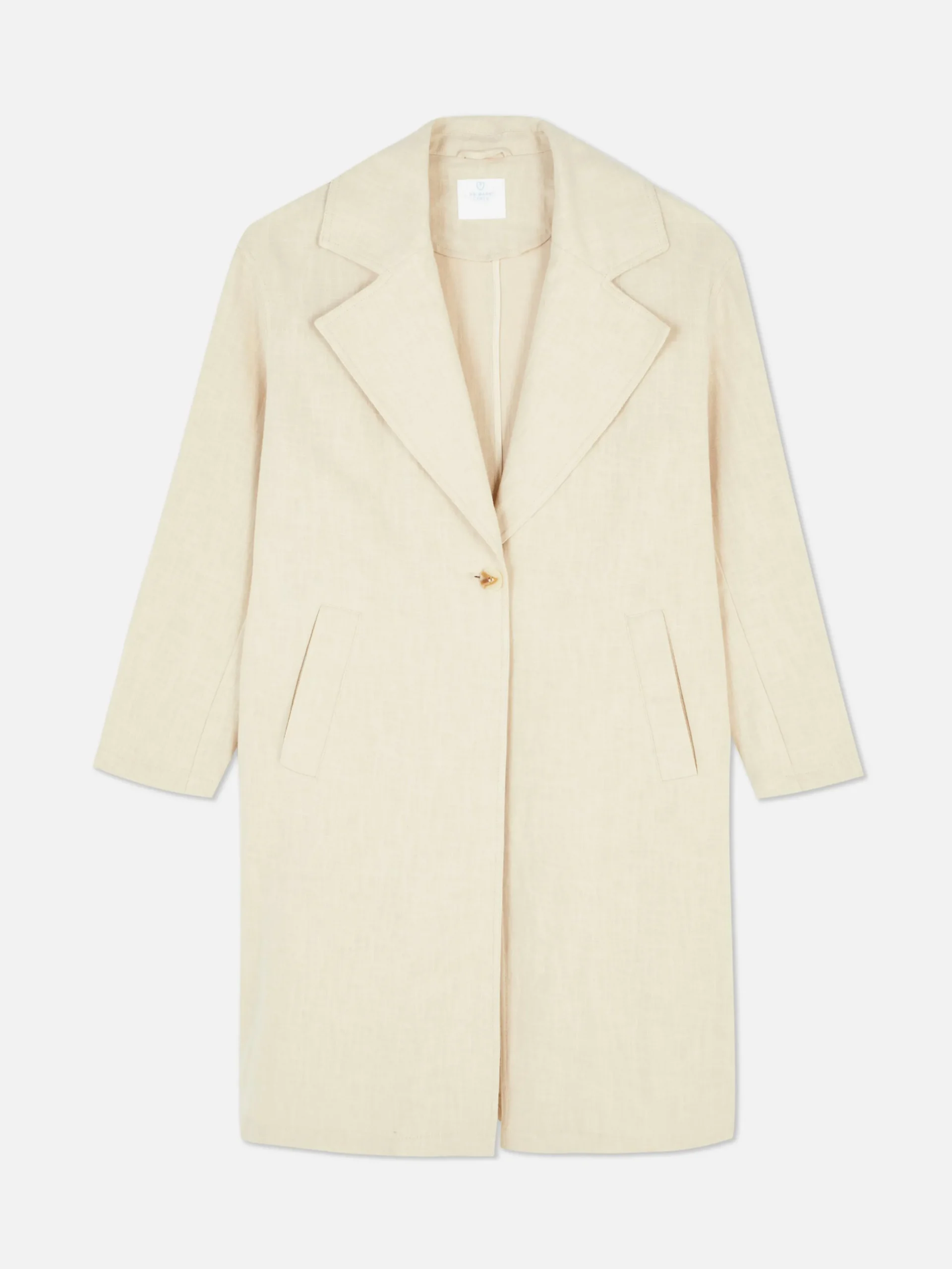 Manteau à Boutonnage Simple