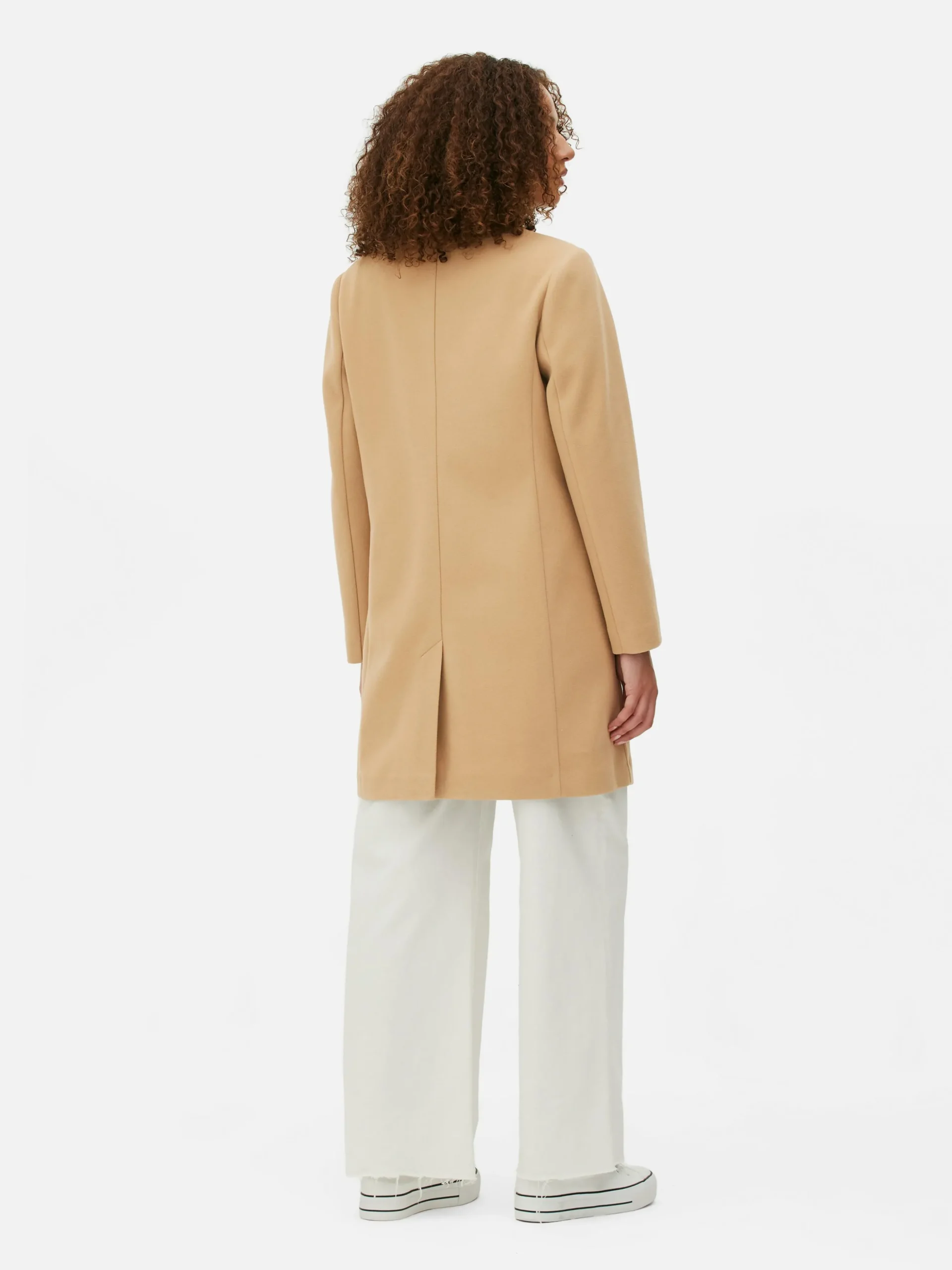 Manteau à Boutonnage Simple Classique