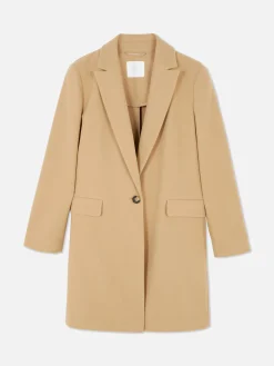 Manteau à Boutonnage Simple Classique