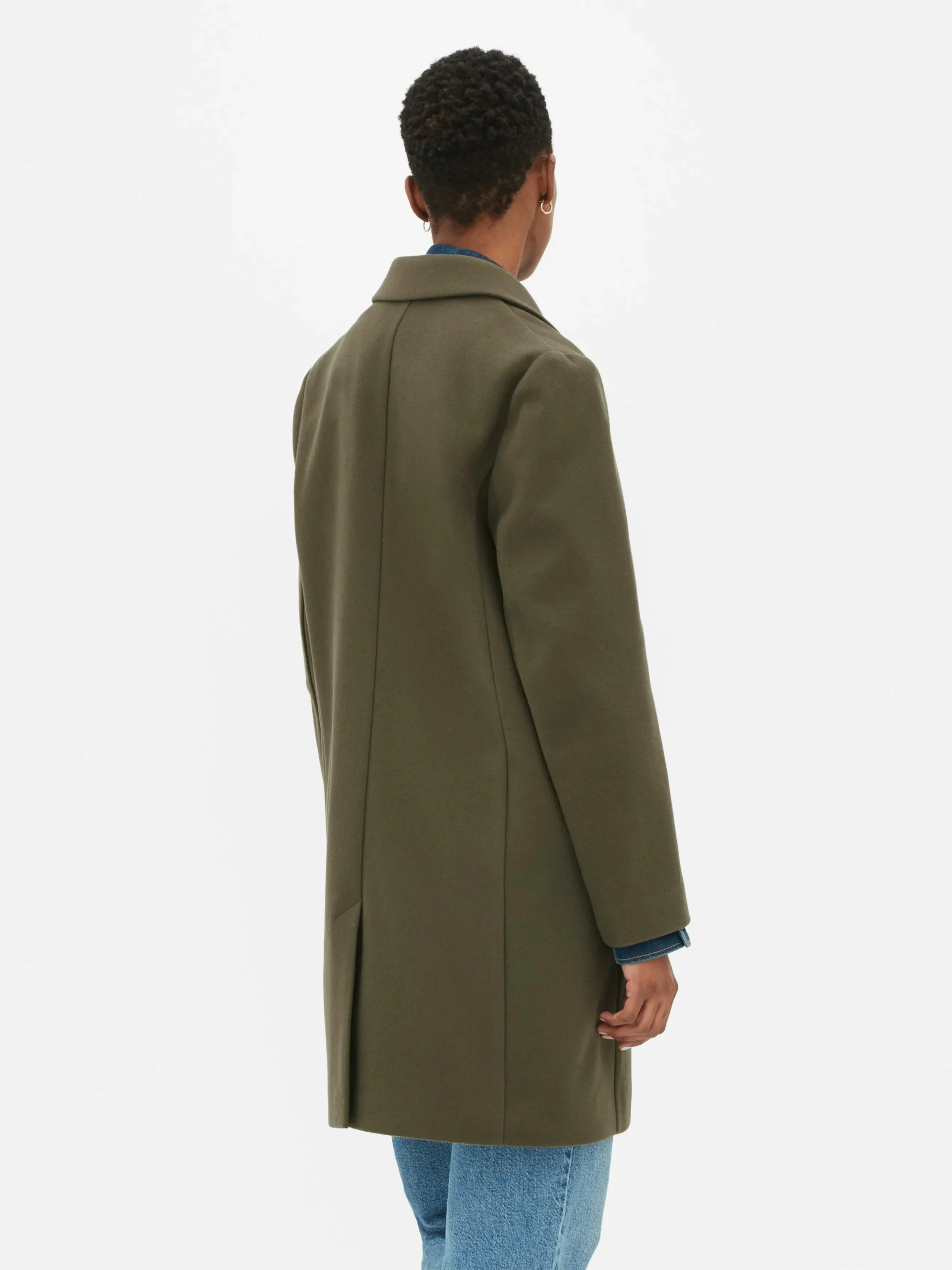 Manteau à Boutonnage Simple Classique