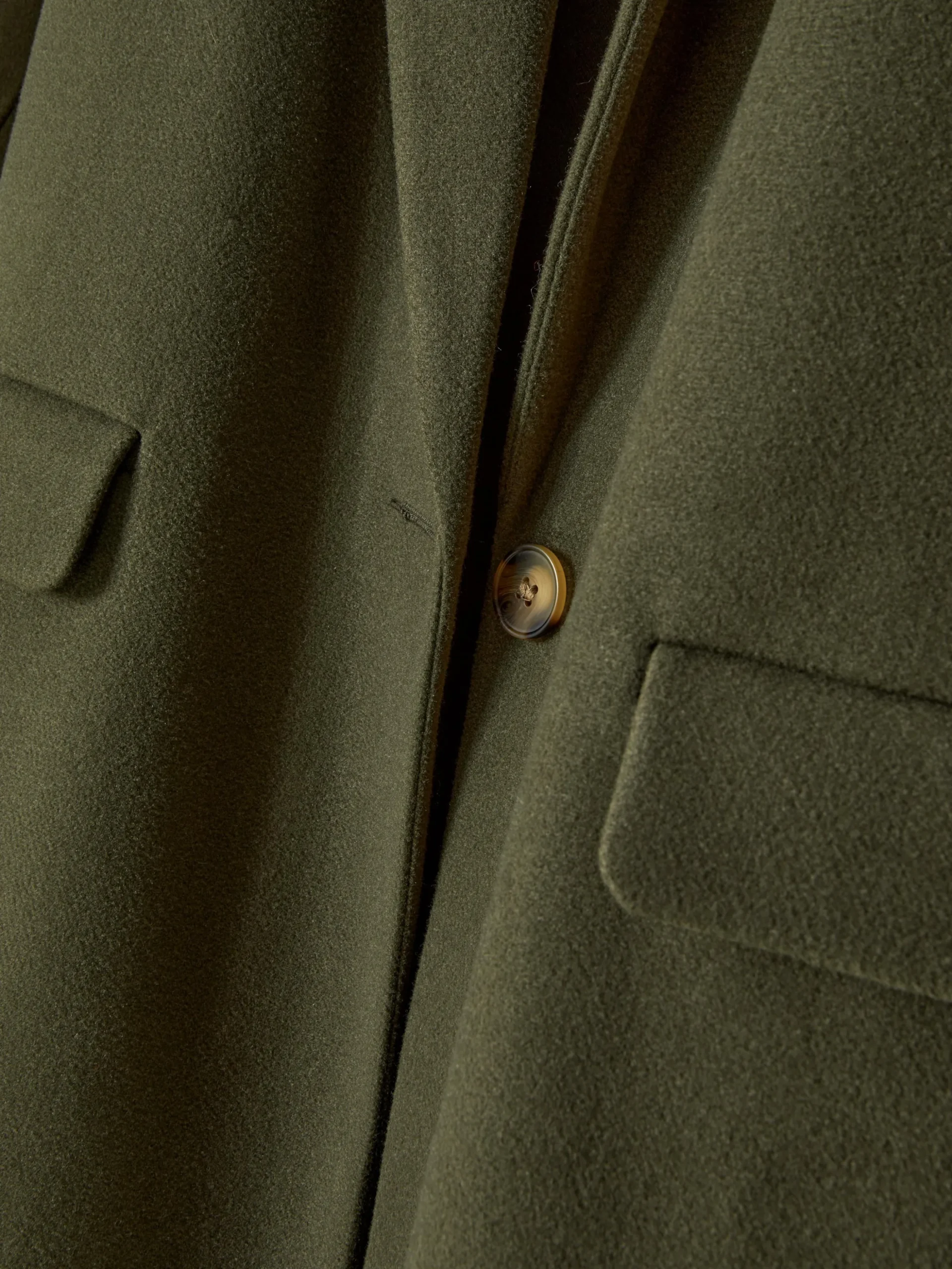 Manteau à Boutonnage Simple Classique