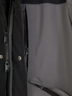 Manteau Court Color Block