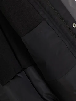 Manteau Court Color Block