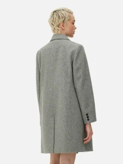 Manteau Croisé En Sergé