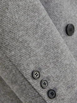 Manteau Croisé En Sergé