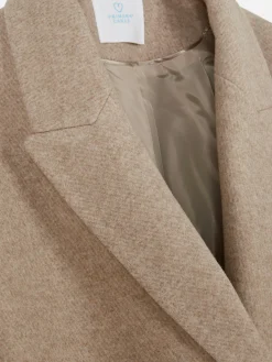 Manteau Croisé En Sergé