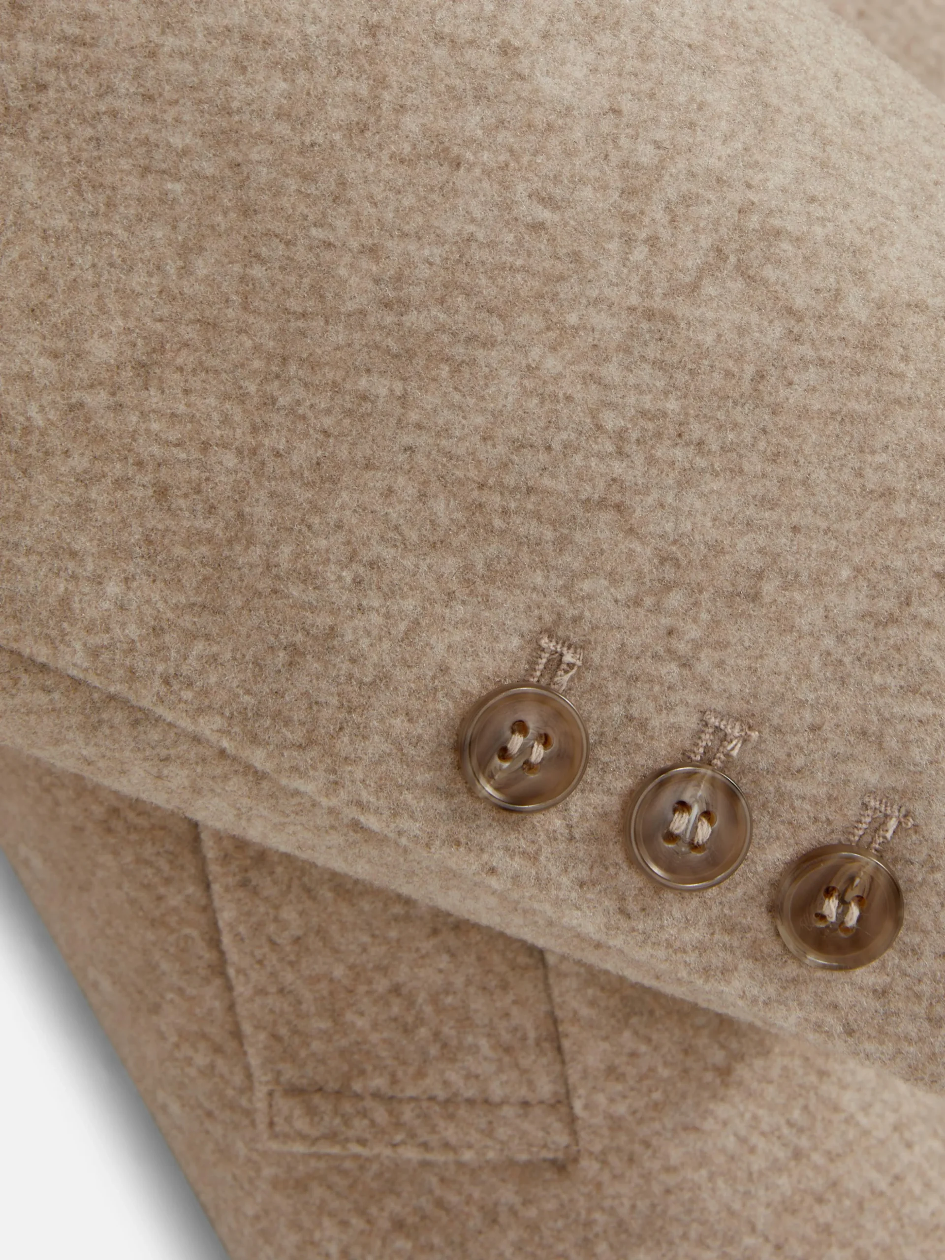 Manteau Croisé En Sergé