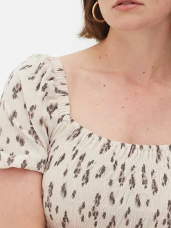 Mini Robe Froncée En Plissé