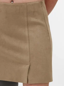 Mini-jupe En Suédine