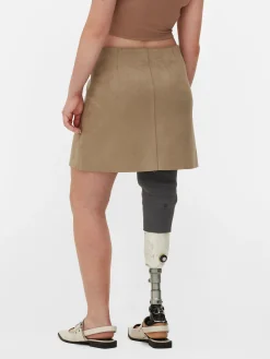 Mini-jupe En Suédine