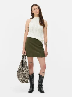 Mini-jupe En Suédine