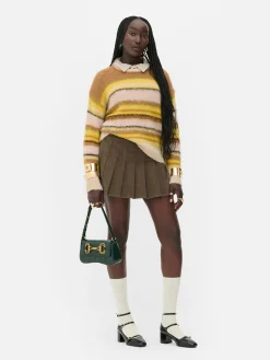 Mini-jupe En Velours Côtelé Rita Ora