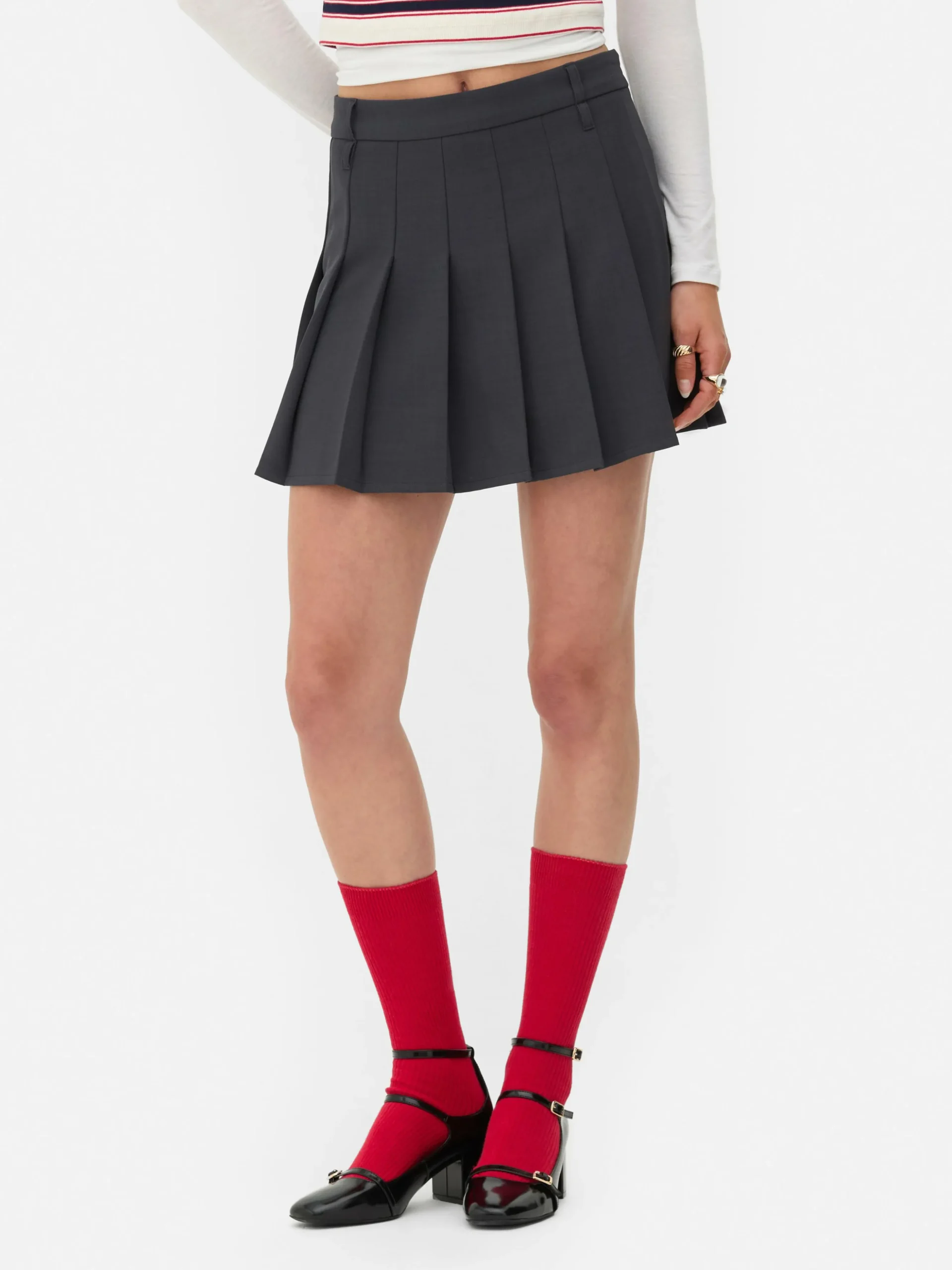 Mini-jupe Plissée Rita Ora