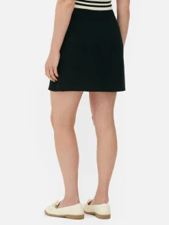 Mini-jupe Portefeuille à Nouer Sur Le Devant