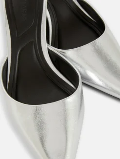 Mules à Talon Et Bout Pointu