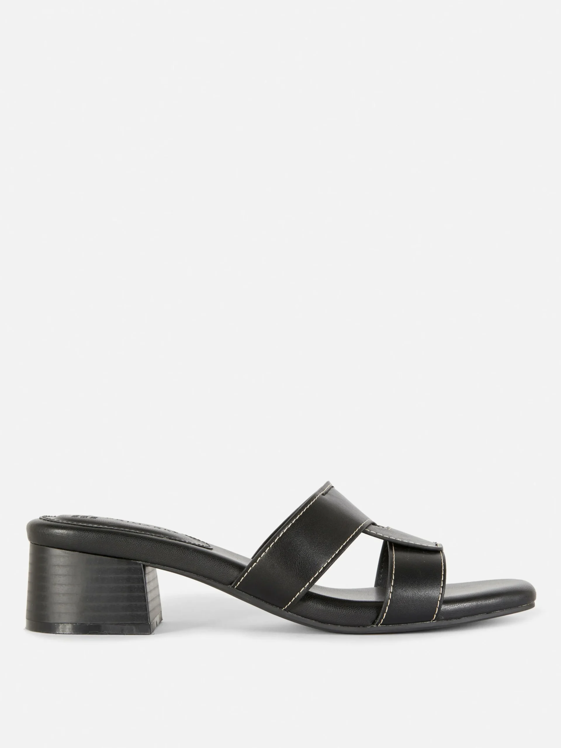 Mules à Talons Avec Bride à Maillon