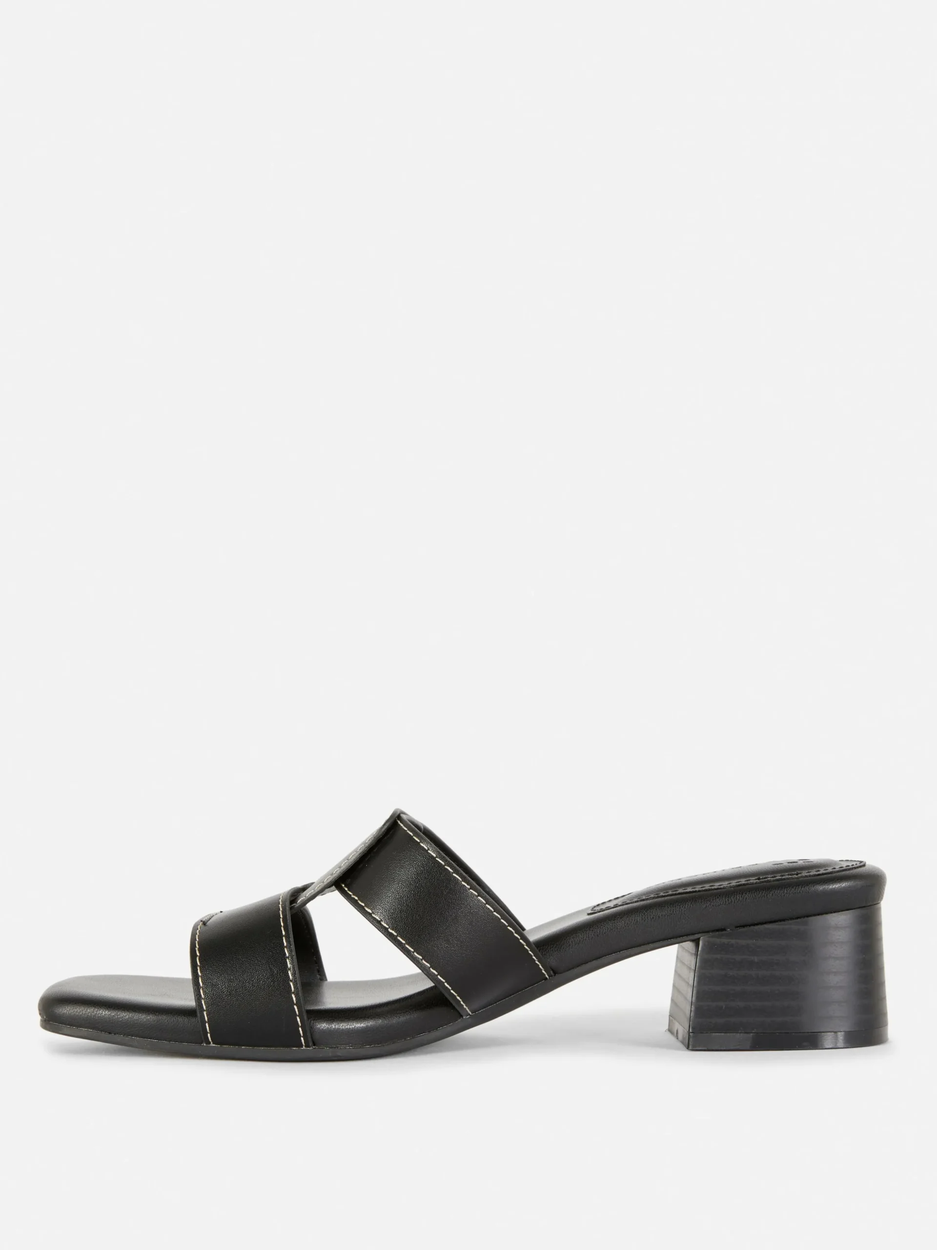 Mules à Talons Avec Bride à Maillon