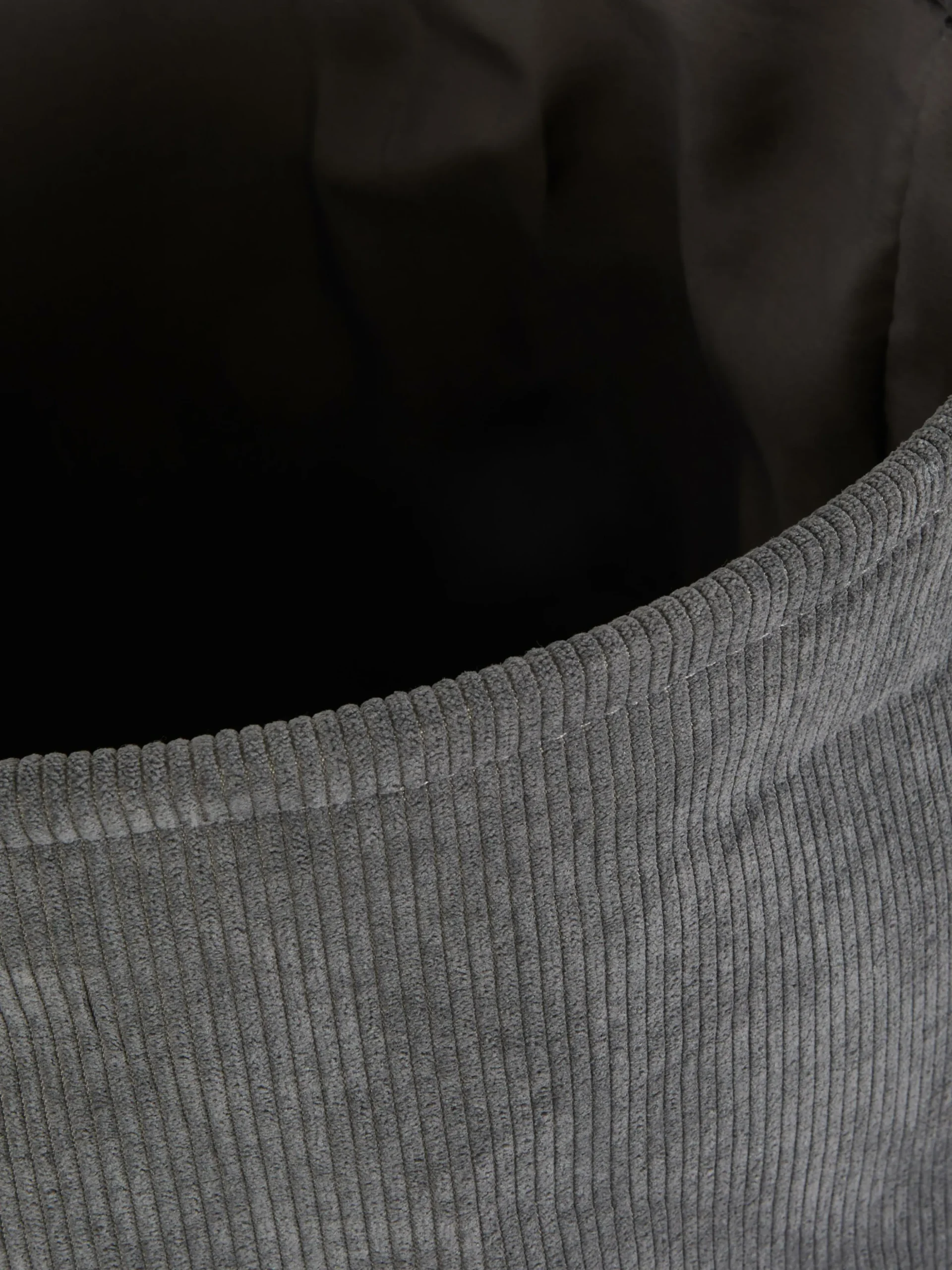 Panier à Linge En Velours Côtelé