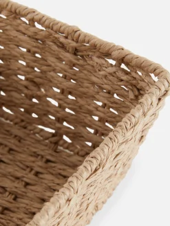 Panier Carré En Corde