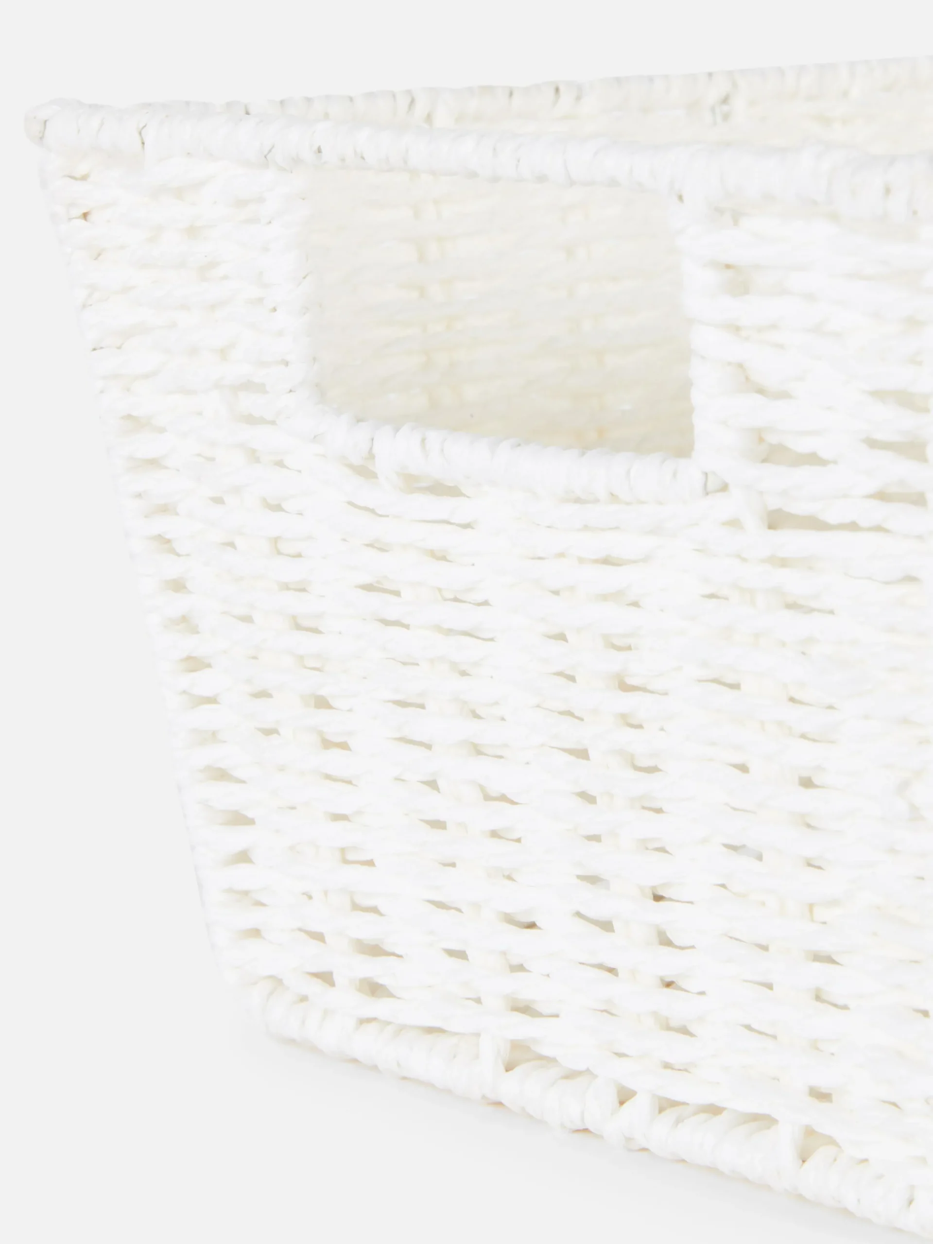 Panier Moyen En Corde De Papier