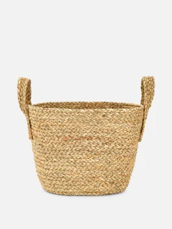 Panier Tissé à Double Anse