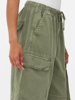 Pantalon Cargo à Nouer à La Taille