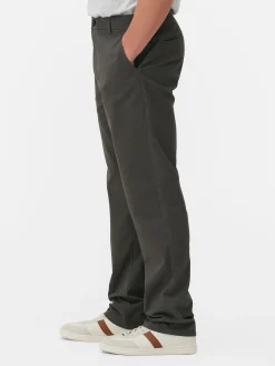 Pantalon Chino Stretch Coupe Droite