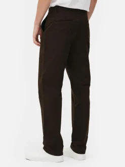 Pantalon Chino Stretch Coupe Droite