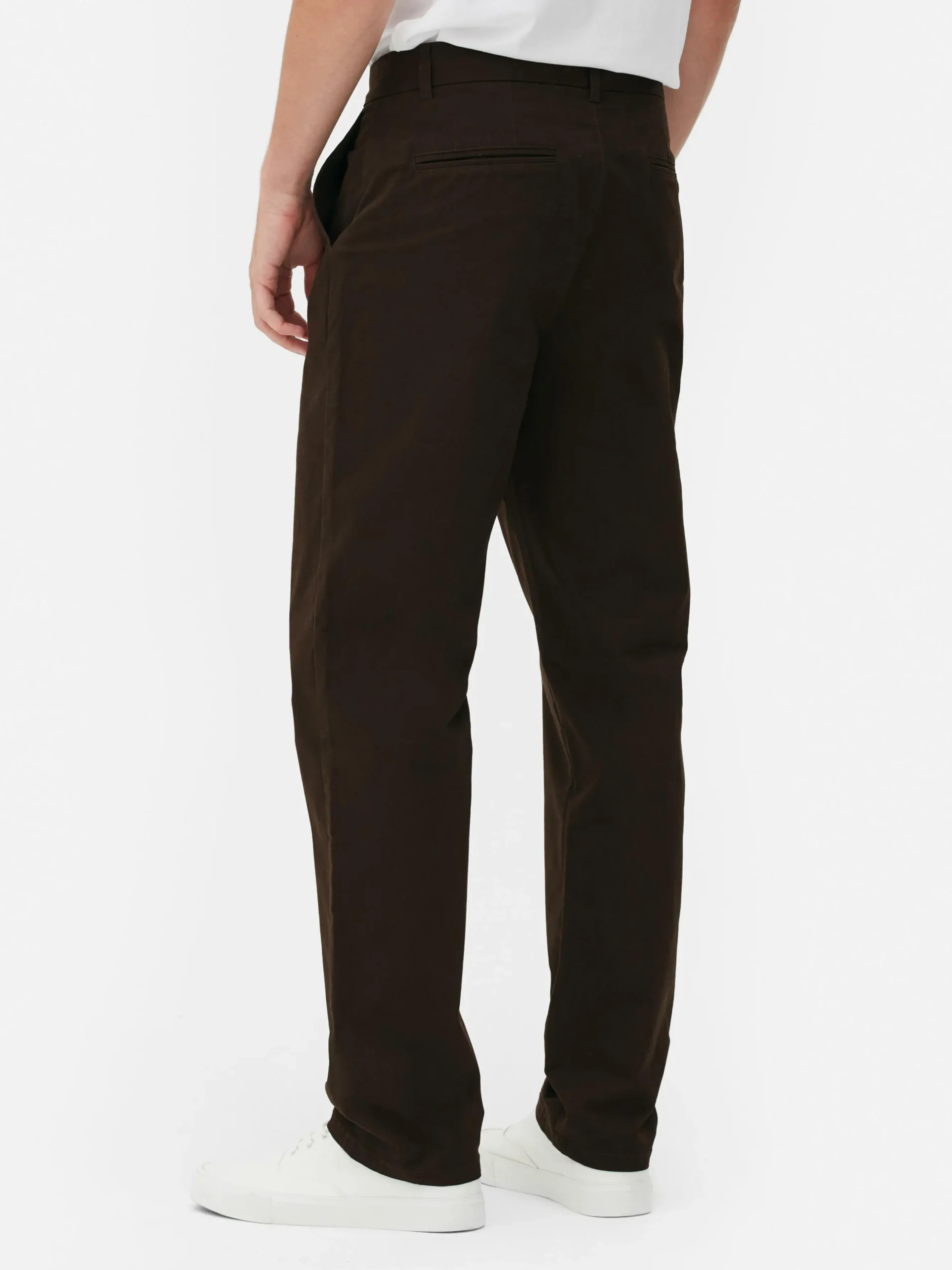 Pantalon Chino Stretch Coupe Droite