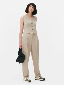 Pantalon Droit Ajusté à Coordonner