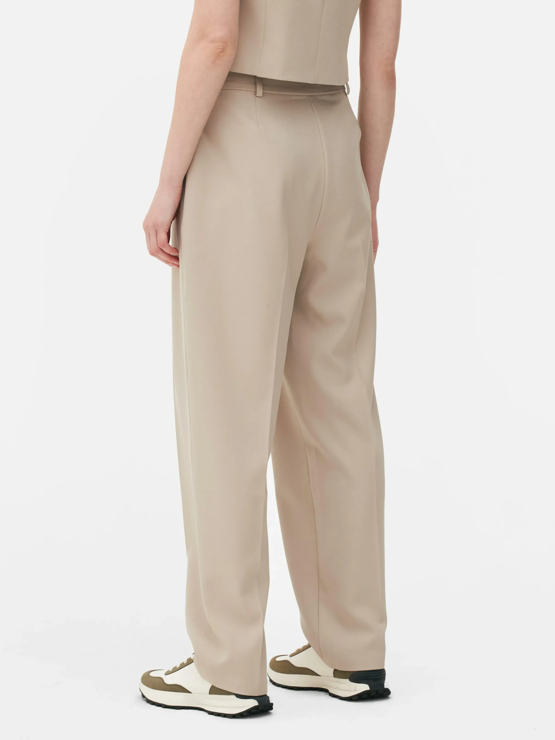 Pantalon Droit Ajusté à Coordonner