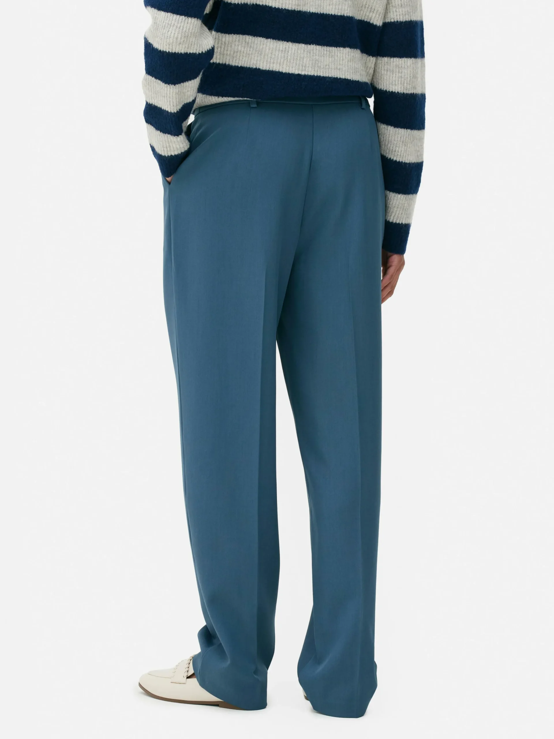 Pantalon Droit Ajusté à Coordonner