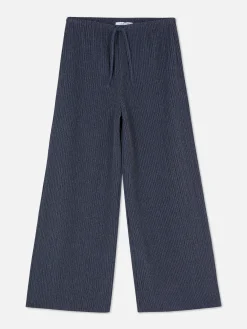 Pantalon Froncé à Cordon De Serrage