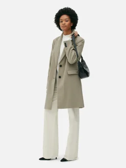 Pardessus à Boutonnage Simple