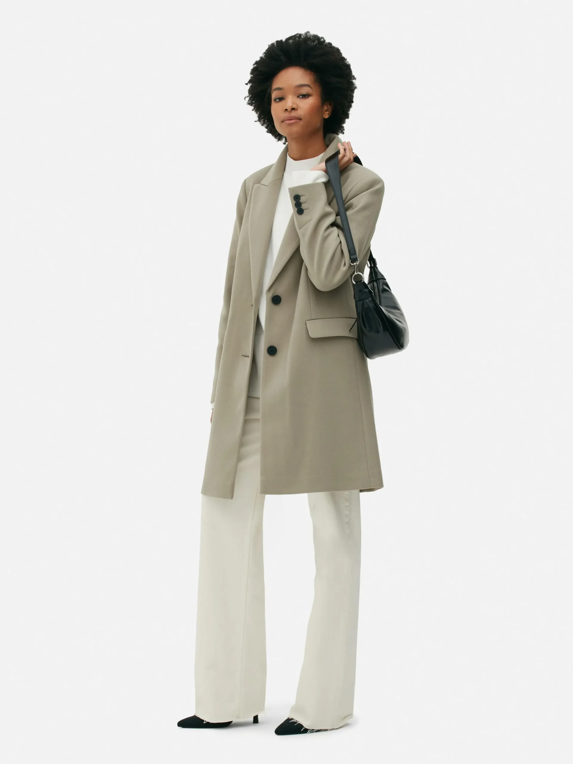 Pardessus à Boutonnage Simple